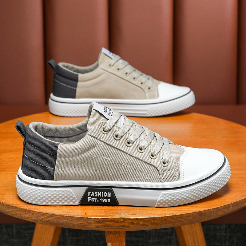 Men Shoes Classic - Мужские классические кеды из ткани, легкие,