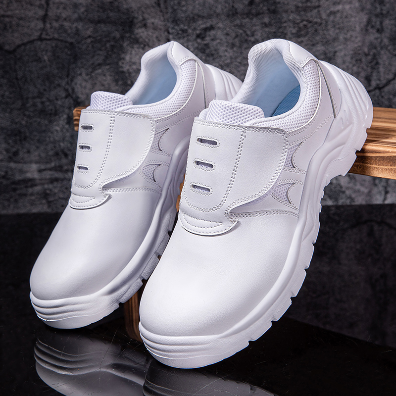 Men'S Shoes Green And White - Ботинки мужские со стальным носком, защитная