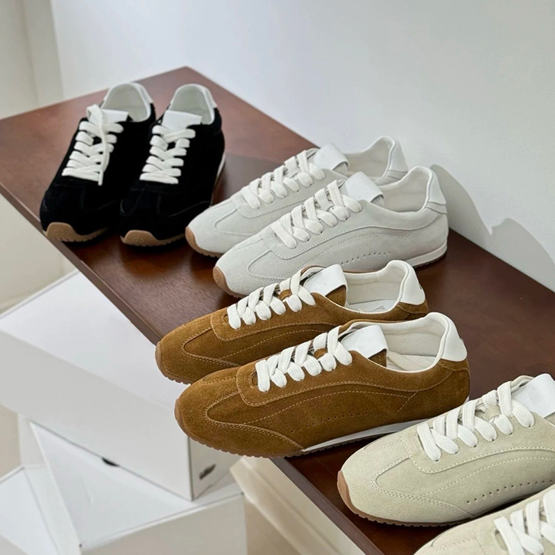Men'S Shoes Comfortable Walking - Женская повседневная обувь унисекс, замшевые кроссовки