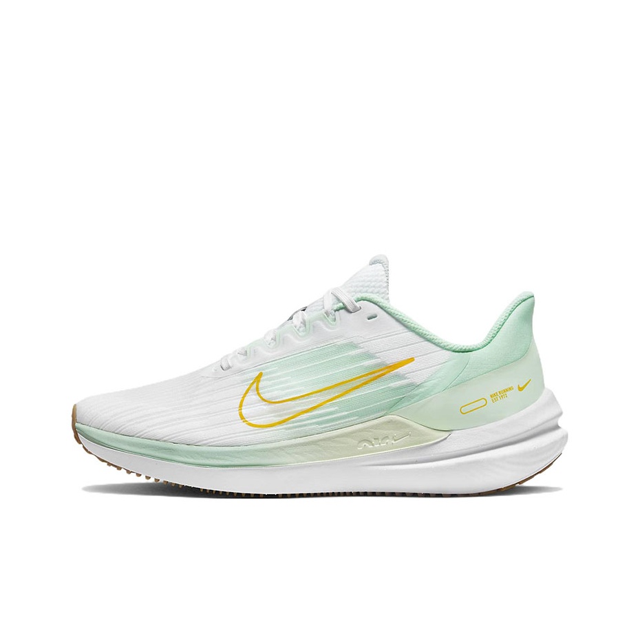 Men'S Shoes Green And White - Женские кроссовки Nike Winflo 9, низкие,