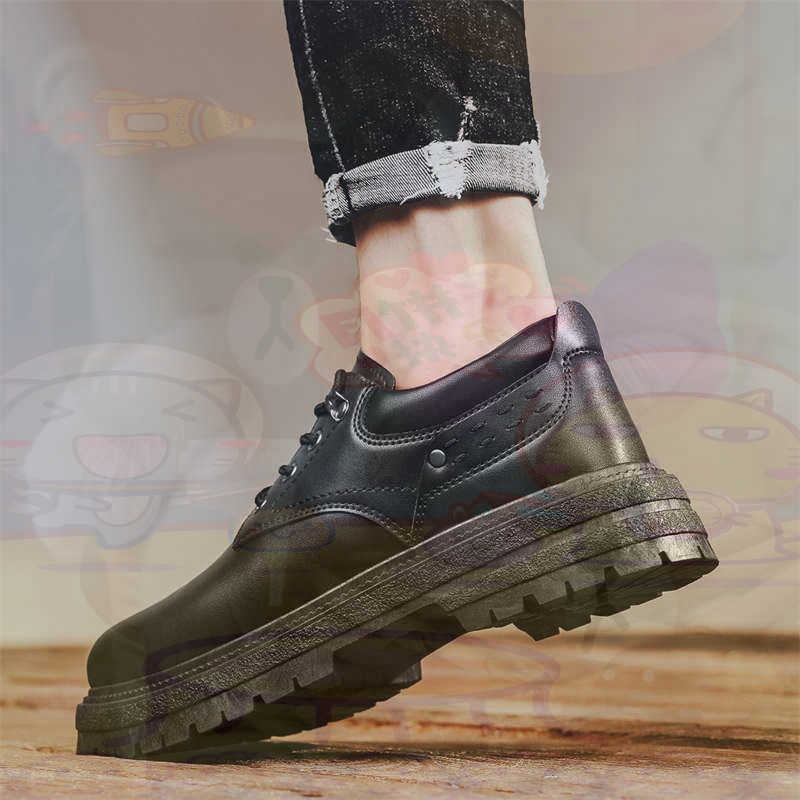 Men'S Shoes Good For Wide Feet - Темные модные кроссовки из натуральной кожи,