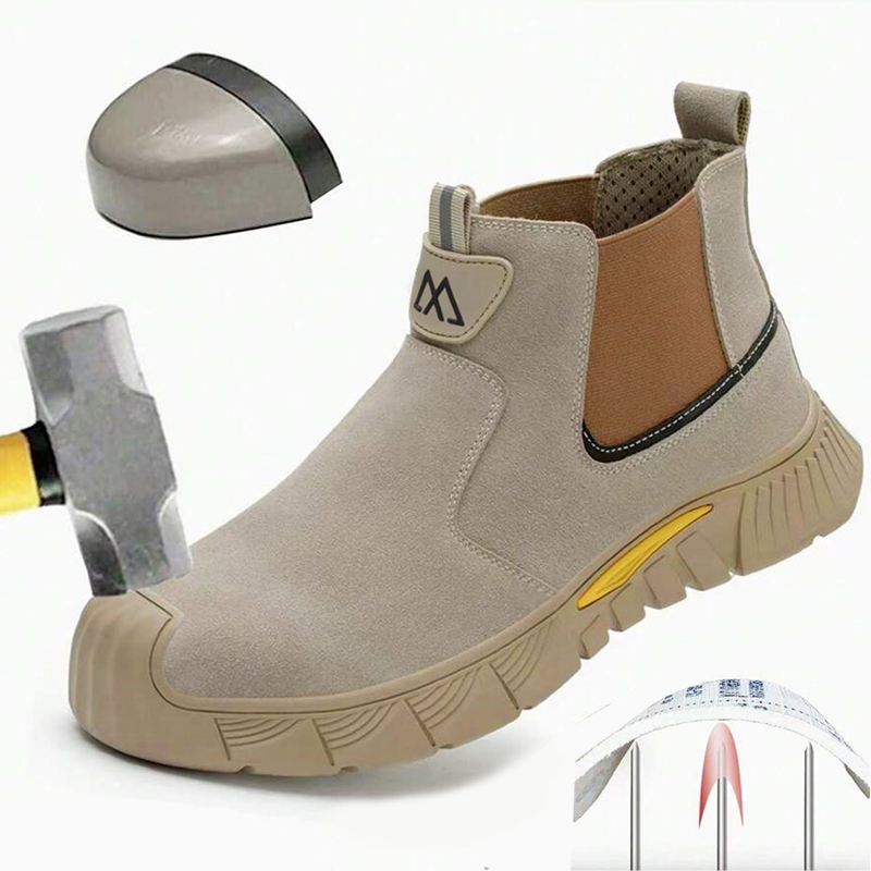 Men Shoes On - Износостойкие прочные рабочие ботинки с металлическим
