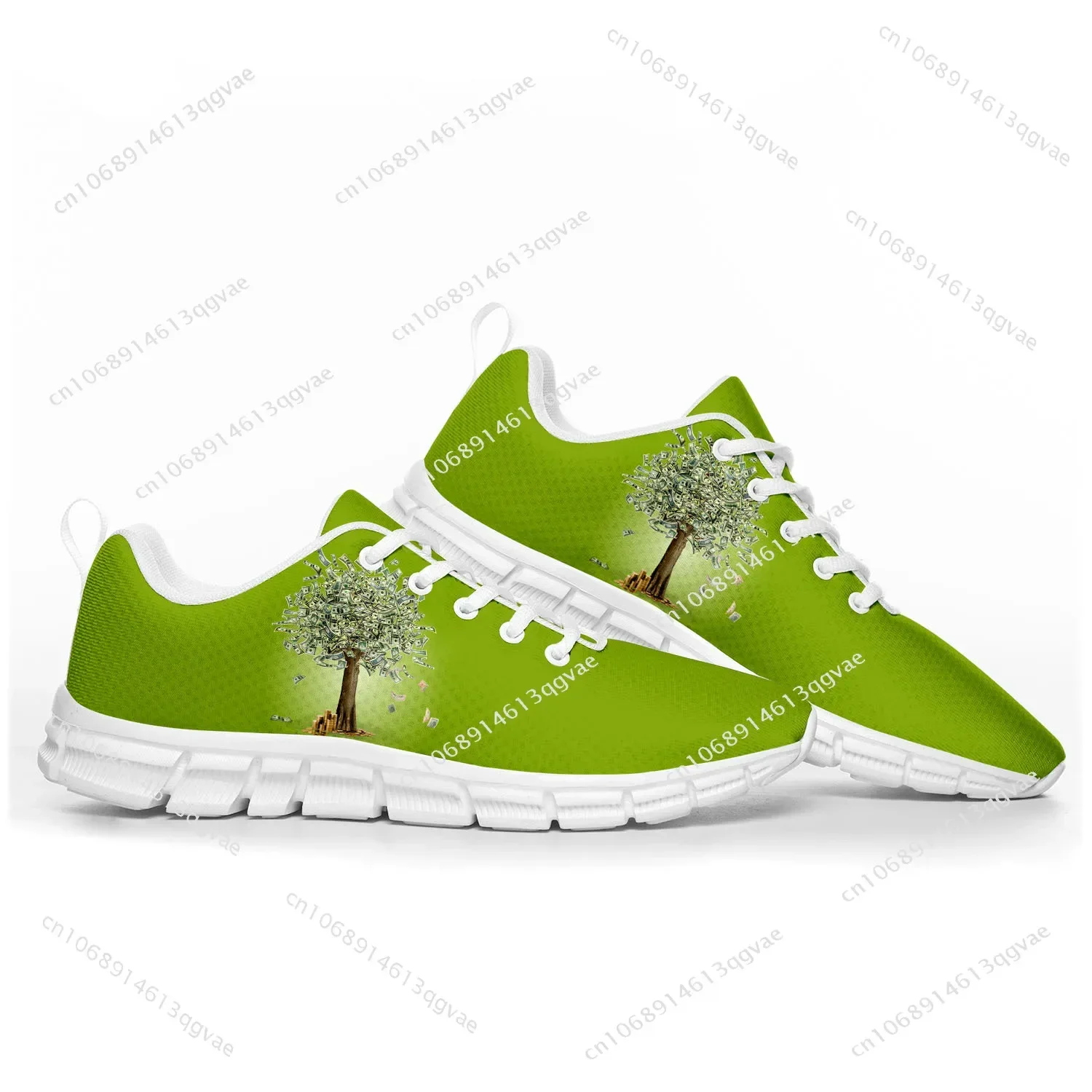 Men'S Shoes Green And White - Спортивная обувь Dollar Green Tree для