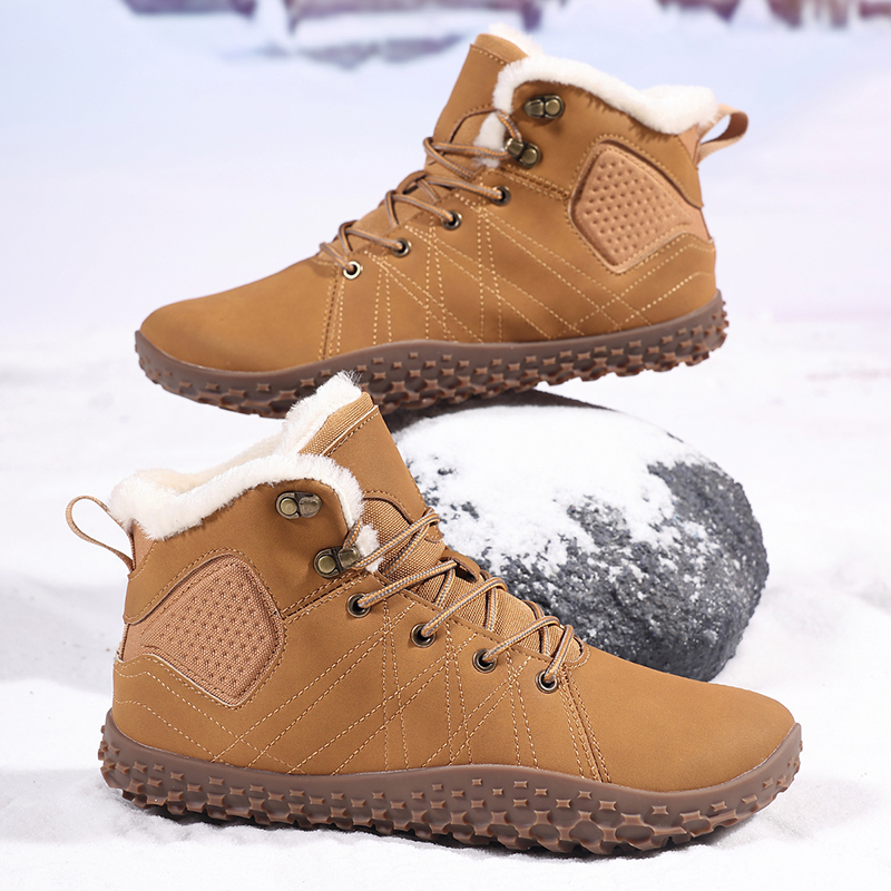 Men'S Shoes Comfortable Walking - Уличные теплые мужские хлопковые ботинки с