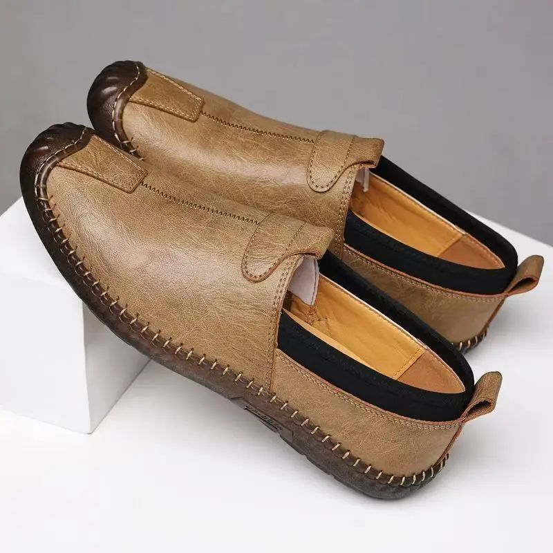 Men'S Shoes Clearance Sale - Легкие мужские кожаные туфли без шнуровки