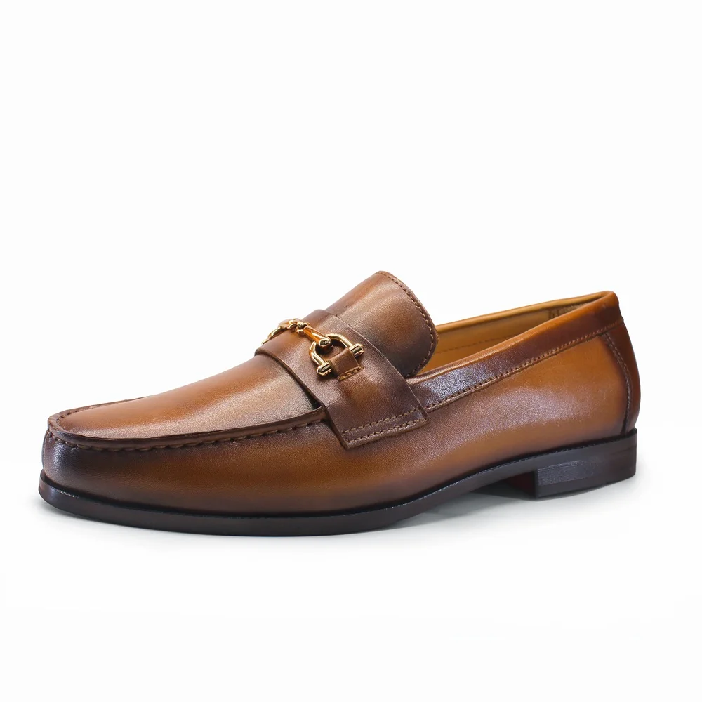 Men Shoes On - Мужские лоферы, модельные туфли с круглым