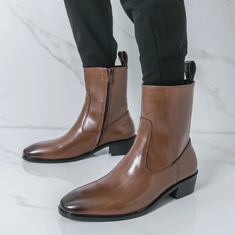 Классические удобные ботильоны – обзор и цена Men Shoes Classic