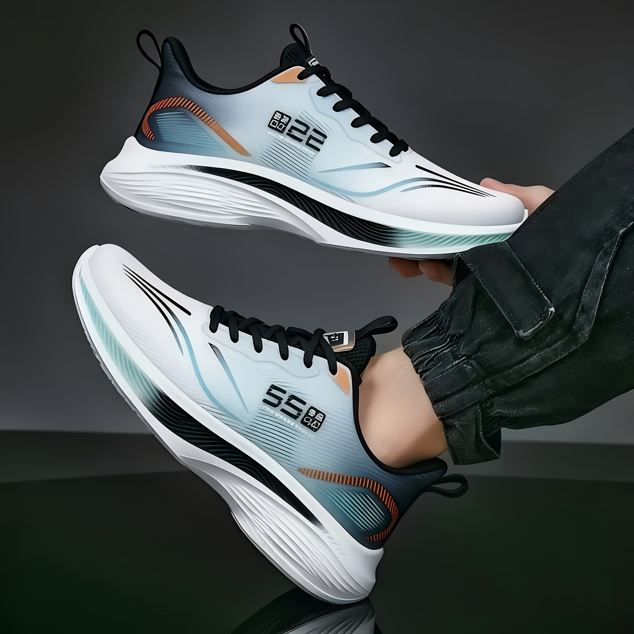 Дышащие вязаные лоферы на плат – обзор и цена Men'S Shoes Green And White