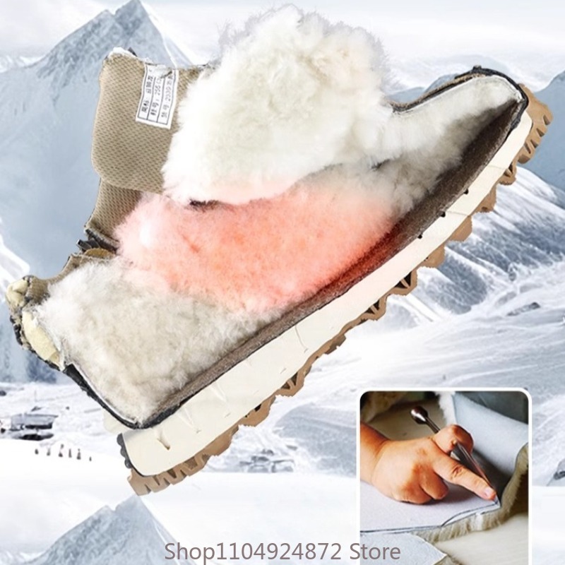 Зимняя теплая шерстяная хлопко – обзор и цена Men'S Shoes Comfortable Walking