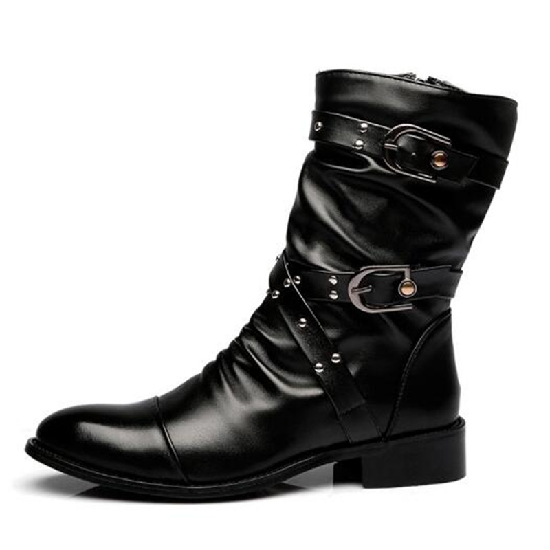 Модные мужские кожаные высокок – обзор и цена Men Shoes Classic