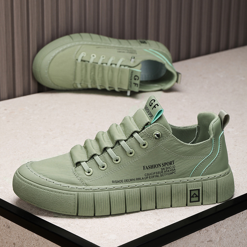 Зеленая мужская повседневная о – обзор и цена Men'S Shoes Green And White